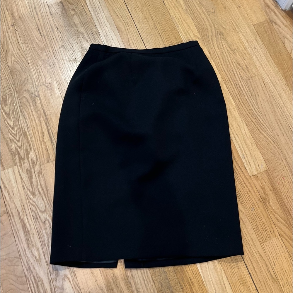 Ladies Size 6 "Meg Allen" Elegant Black Pencil Skirt GUC ❤️